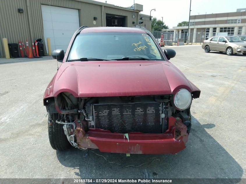 2007 Jeep Compass Sport VIN: 1J8FT47W67D391489 Lot: 20169784