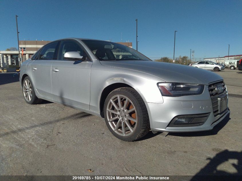 2014 Audi A4 2.0T Quattro VIN: WAUFFCFL0EN036838 Lot: 20169785