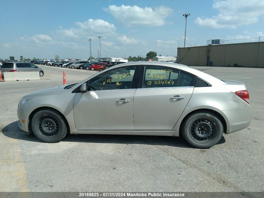 2014 Chevrolet Cruze Lt Turbo VIN: 1G1PE5SBXE7334264 Lot: 20169825