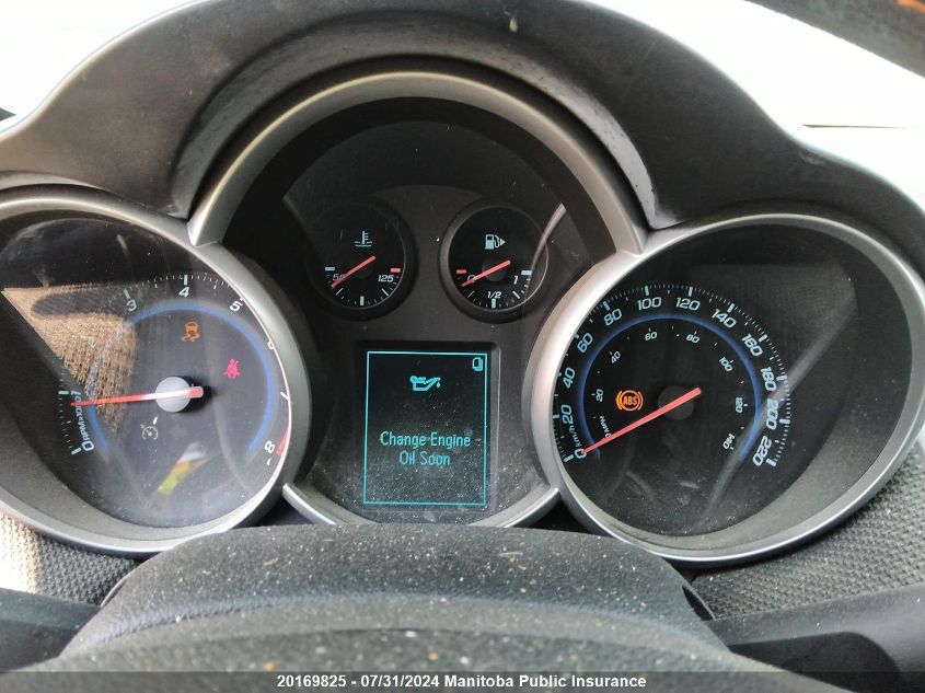 2014 Chevrolet Cruze Lt Turbo VIN: 1G1PE5SBXE7334264 Lot: 20169825