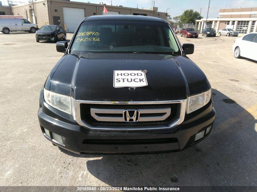 2010 Honda Ridgeline Rtl VIN: 5FPYK1F55AB003993 Lot: 20169840