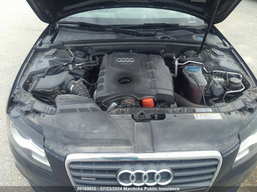 2012 Audi A4 2.0T Quattro VIN: WAUFFCFLXCA074176 Lot: 20169850