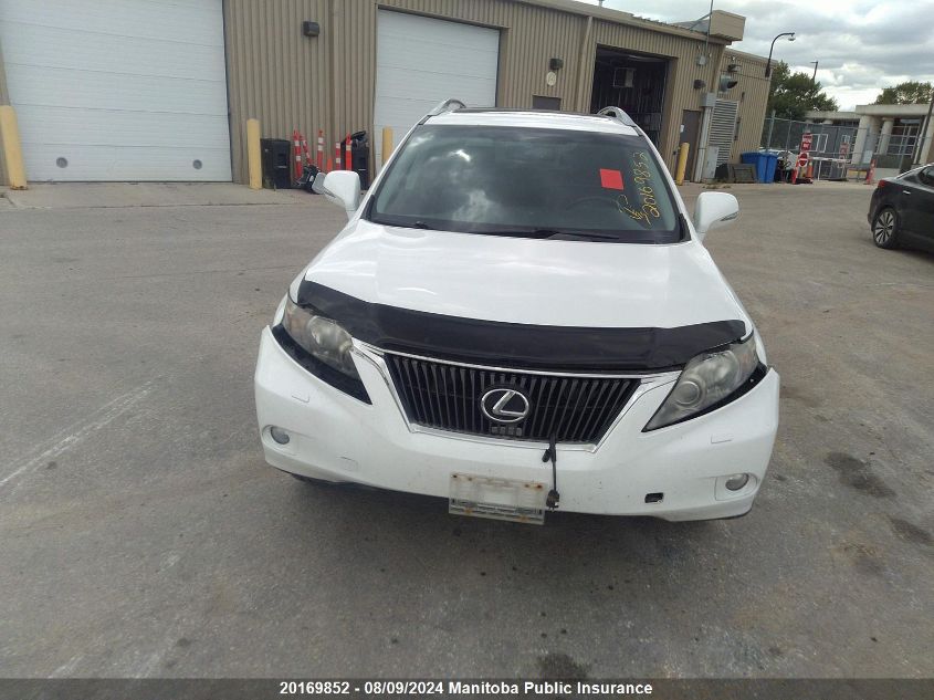 2010 Lexus Rx350 VIN: 2T2BK1BA8AC003939 Lot: 20169852