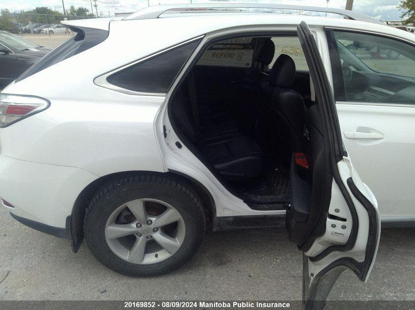 2010 Lexus Rx350 VIN: 2T2BK1BA8AC003939 Lot: 20169852