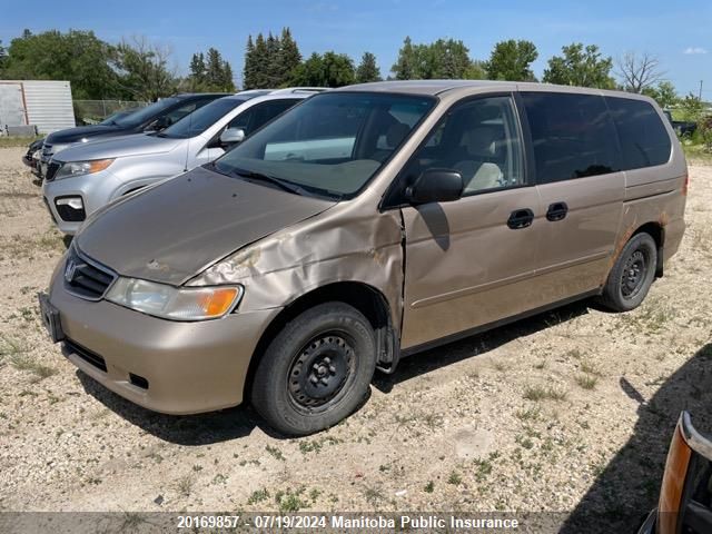 2002 Honda Odyssey Lx VIN: 2HKRL18572H013659 Lot: 20169857