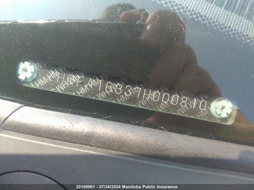 2007 Honda Civic Dx-G VIN: 2HGFA16337H000810 Lot: 20169861