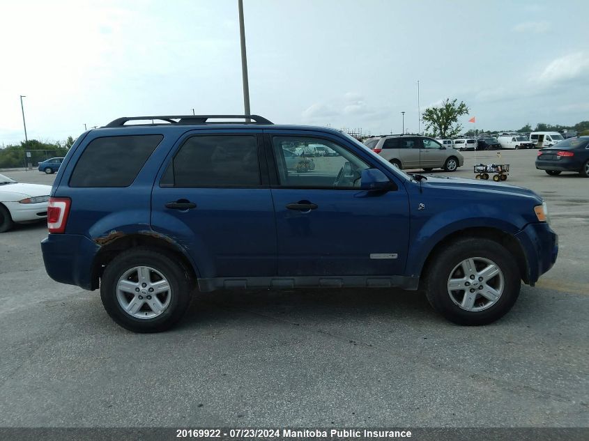 2008 Ford Escape Hybrid VIN: 1FMCU59H18KB39895 Lot: 20169922