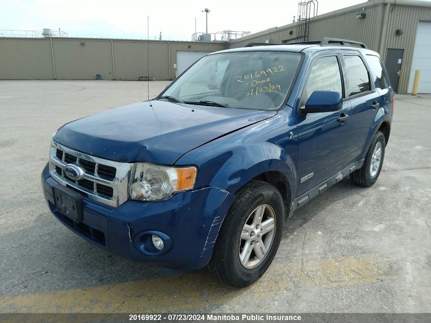 2008 Ford Escape Hybrid VIN: 1FMCU59H18KB39895 Lot: 20169922