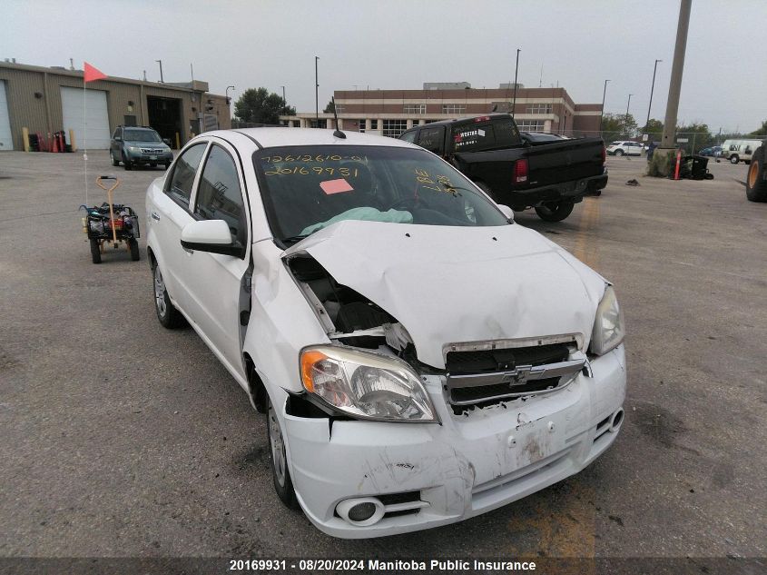 2011 Chevrolet Aveo Lt VIN: 3G1TC5DGXBL143187 Lot: 20169931