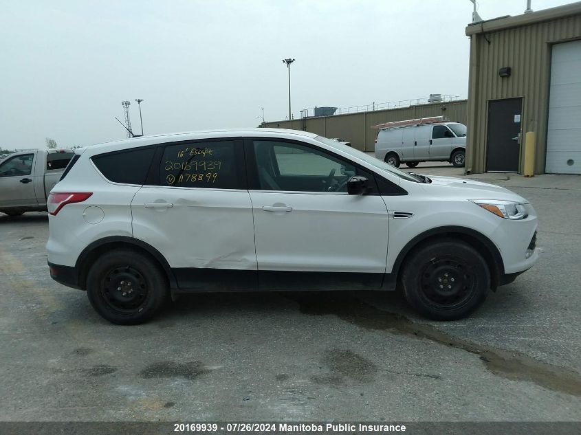 2016 Ford Escape Se VIN: 1FMCU9G92GUA78899 Lot: 20169939