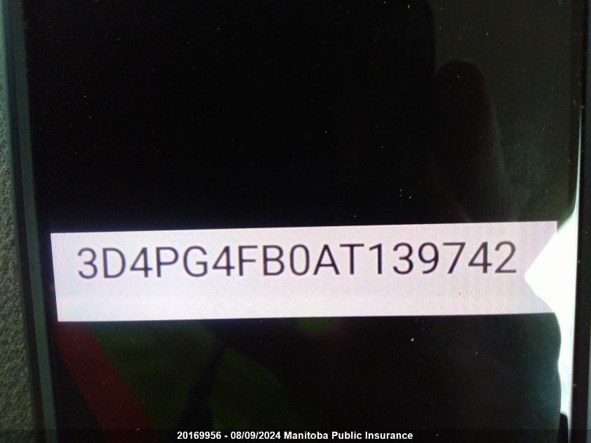 2010 Dodge Journey Se VIN: 3D4PG4FB0AT139742 Lot: 20169956
