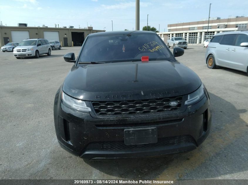 2020 Land Rover Range Rover Evoque S P250 VIN: SALZJ2FX6LH088071 Lot: 20169973