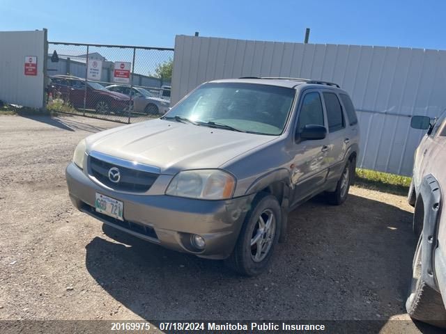 2001 Mazda Tribute Lx V6 VIN: 4F2CU081X1KM31885 Lot: 20169975