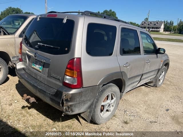 2001 Mazda Tribute Lx V6 VIN: 4F2CU081X1KM31885 Lot: 20169975