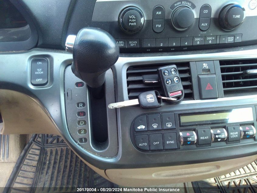 2005 Honda Odyssey Ex-L VIN: 5FNRL38655B509325 Lot: 20170004