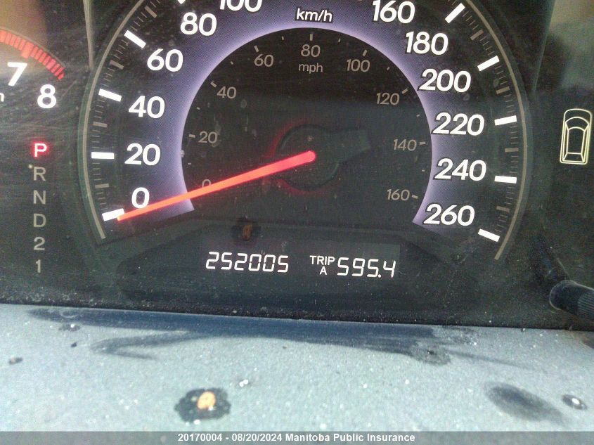 2005 Honda Odyssey Ex-L VIN: 5FNRL38655B509325 Lot: 20170004