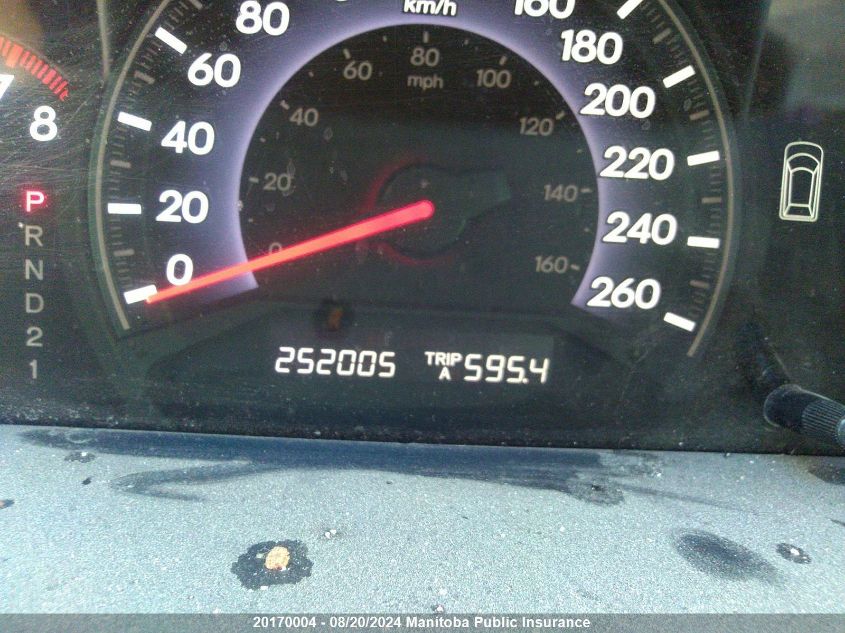 2005 Honda Odyssey Ex-L VIN: 5FNRL38655B509325 Lot: 20170004