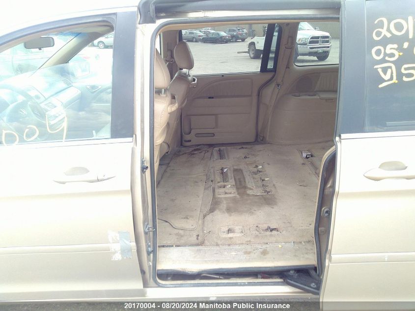 2005 Honda Odyssey Ex-L VIN: 5FNRL38655B509325 Lot: 20170004