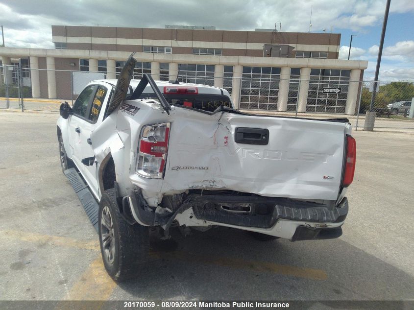 2021 Chevrolet Colorado Z71 Crew Cab VIN: 1GCGTDEN7M1206708 Lot: 20170059