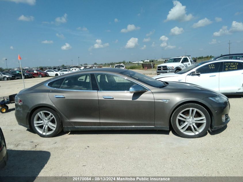 2015 Tesla Model S 85D VIN: 5YJSA1E25FF119095 Lot: 20170084