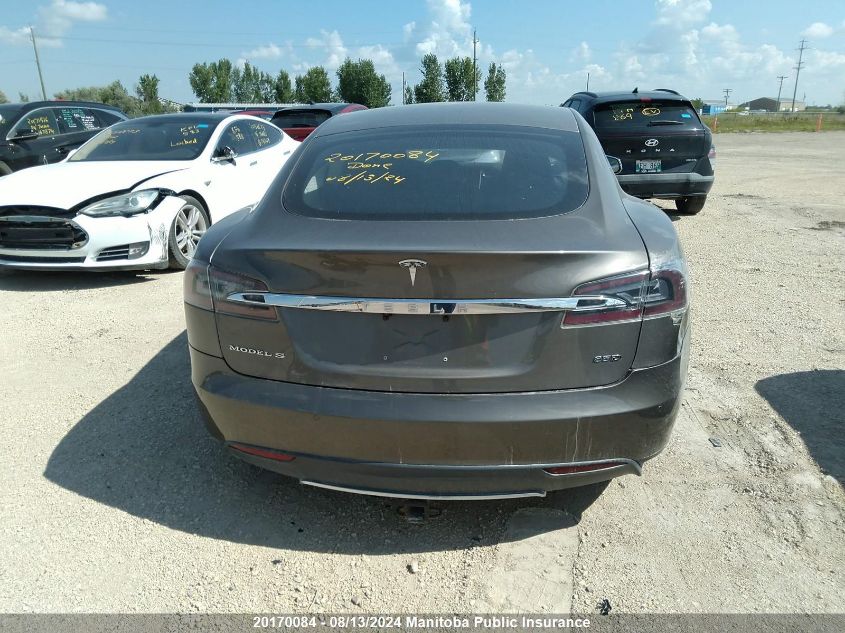 2015 Tesla Model S 85D VIN: 5YJSA1E25FF119095 Lot: 20170084