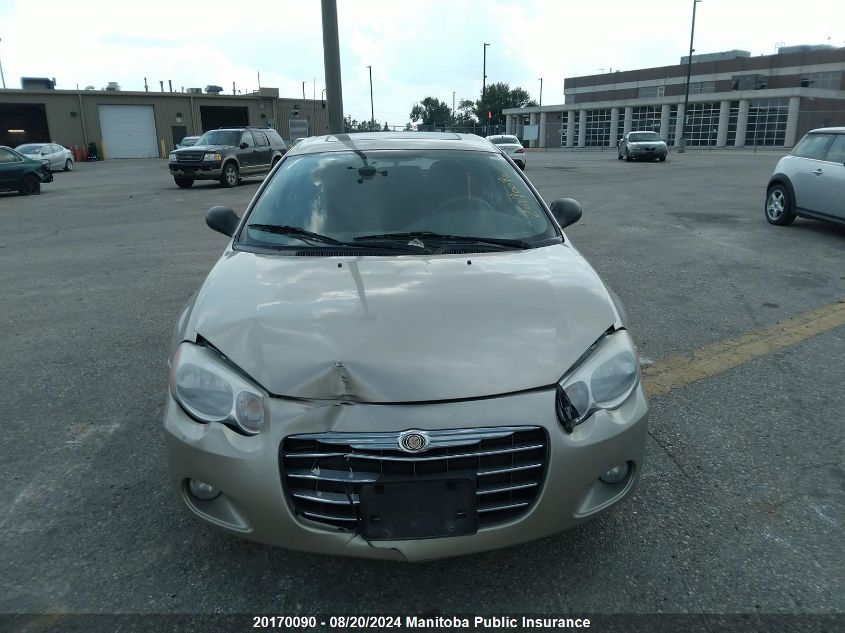 2005 Chrysler Sebring Touring VIN: 1C3EL56R95N589337 Lot: 20170090