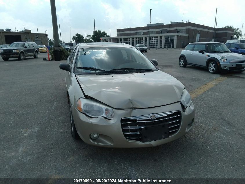 2005 Chrysler Sebring Touring VIN: 1C3EL56R95N589337 Lot: 20170090