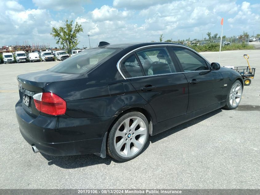 2007 BMW 335Xi VIN: WBAVD53527AV14688 Lot: 20170106
