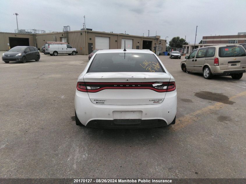 2014 Dodge Dart Limited VIN: 1C3CDFCB4ED711609 Lot: 20170127