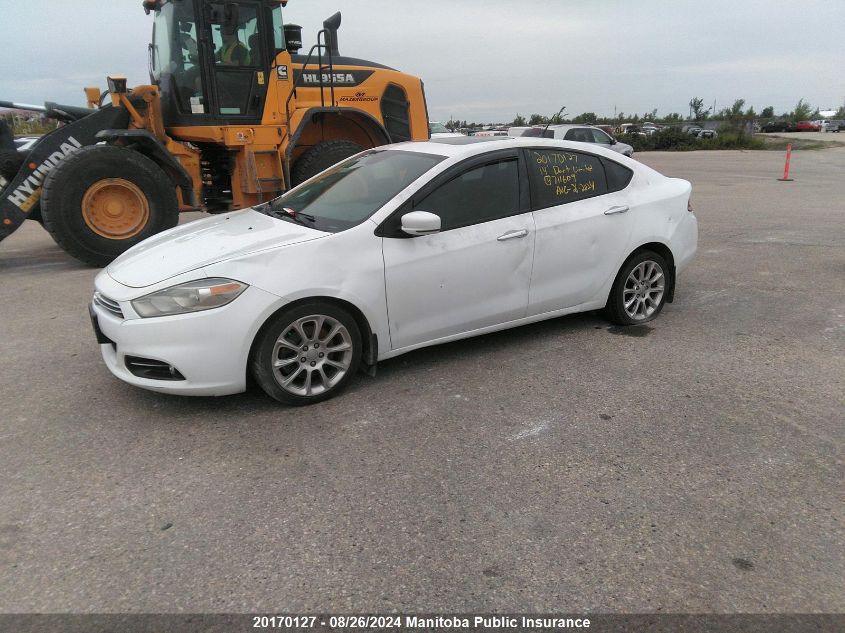 2014 Dodge Dart Limited VIN: 1C3CDFCB4ED711609 Lot: 20170127