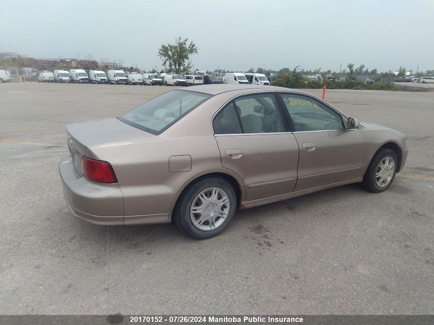 2003 Mitsubishi Galant Es VIN: 4A3AA46G23E603372 Lot: 20170152