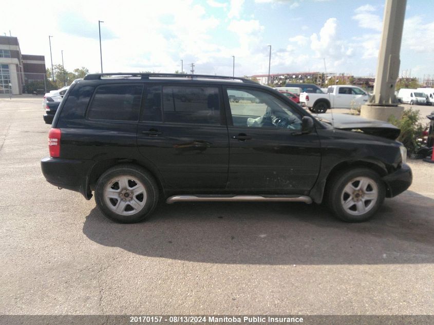 2003 Toyota Highlander V6 VIN: JTEHF21AX30134132 Lot: 20170157