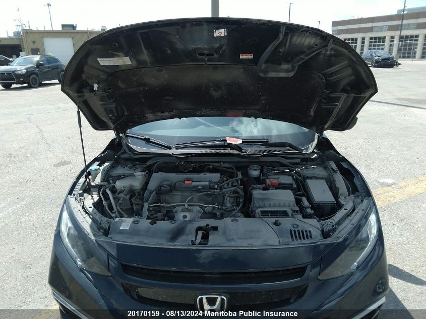 2020 Honda Civic Ex VIN: 2HGFC2F78LH001660 Lot: 20170159