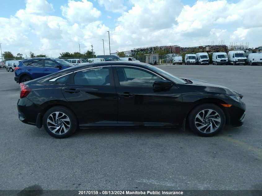 2020 Honda Civic Ex VIN: 2HGFC2F78LH001660 Lot: 20170159