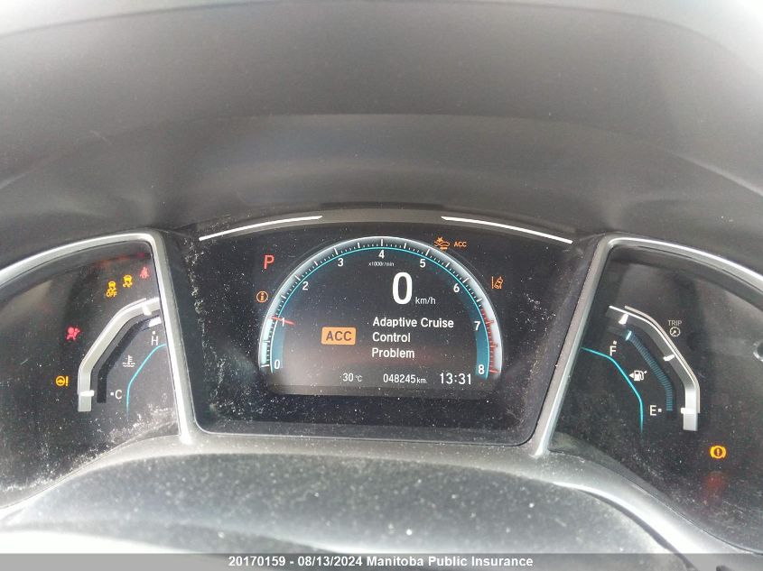 2020 Honda Civic Ex VIN: 2HGFC2F78LH001660 Lot: 20170159