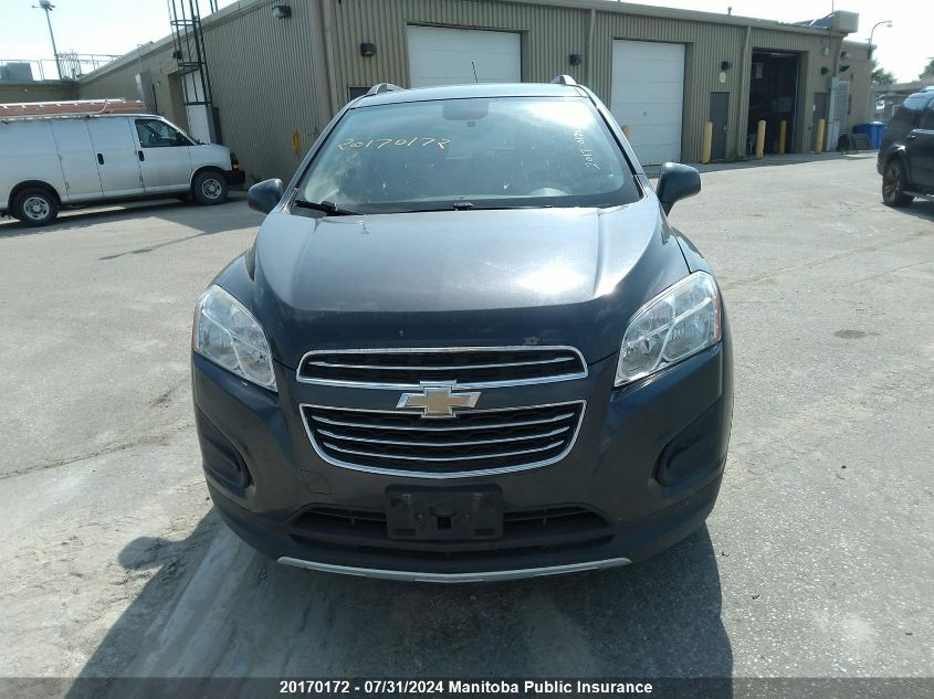 2016 Chevrolet Trax Lt VIN: 3GNCJPSB3GL213028 Lot: 20170172