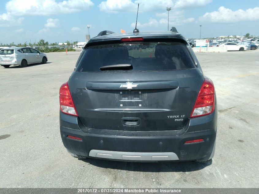 2016 Chevrolet Trax Lt VIN: 3GNCJPSB3GL213028 Lot: 20170172