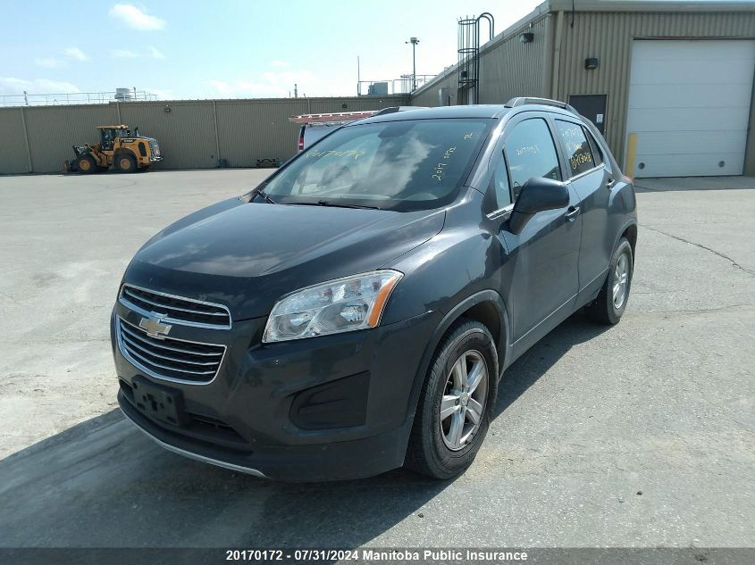 2016 Chevrolet Trax Lt VIN: 3GNCJPSB3GL213028 Lot: 20170172