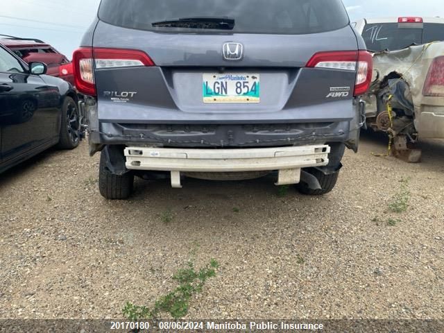 2019 Honda Pilot Touring VIN: 5FNYF6H92KB509065 Lot: 20170180