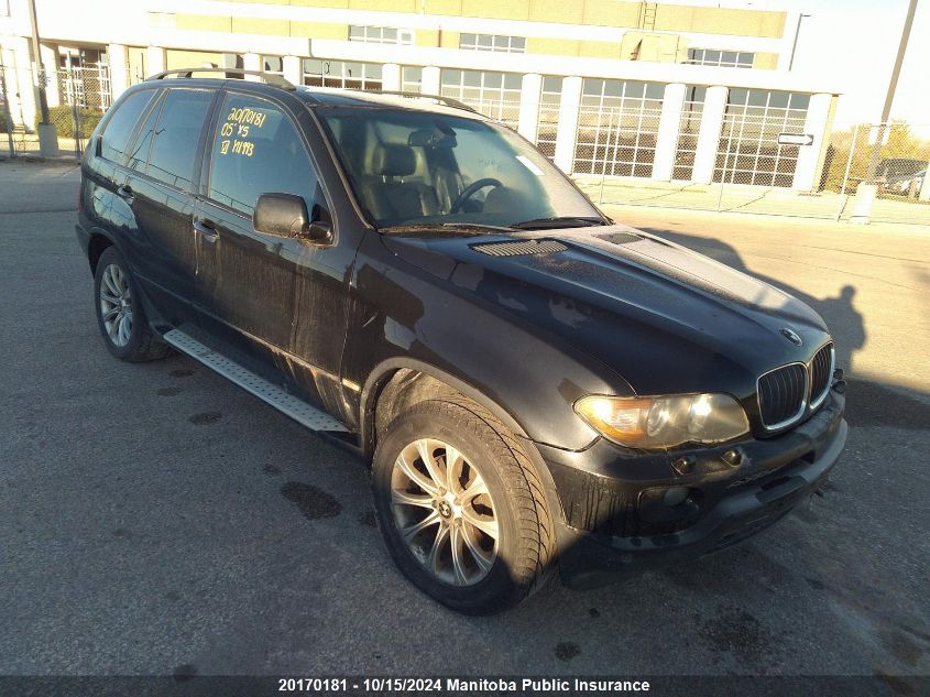 2005 BMW X5 3.0I VIN: 5UXFA13515LY11993 Lot: 20170181