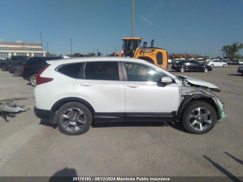 2019 Honda Cr-V Ex-L VIN: 2HKRW2H87KH141844 Lot: 20170185