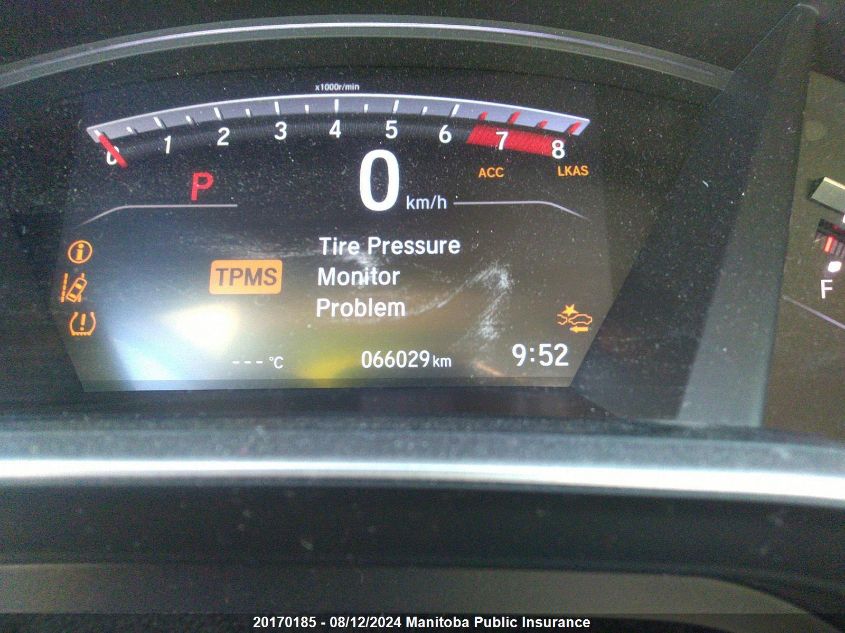 2019 Honda Cr-V Ex-L VIN: 2HKRW2H87KH141844 Lot: 20170185