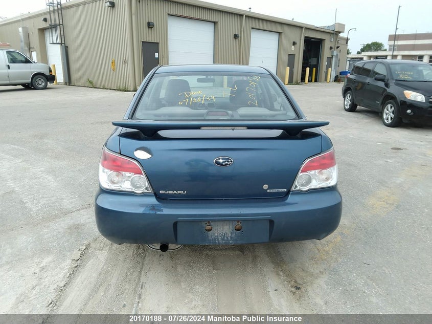 2007 Subaru Impreza 2.5I VIN: JF1GD61627H525040 Lot: 20170188