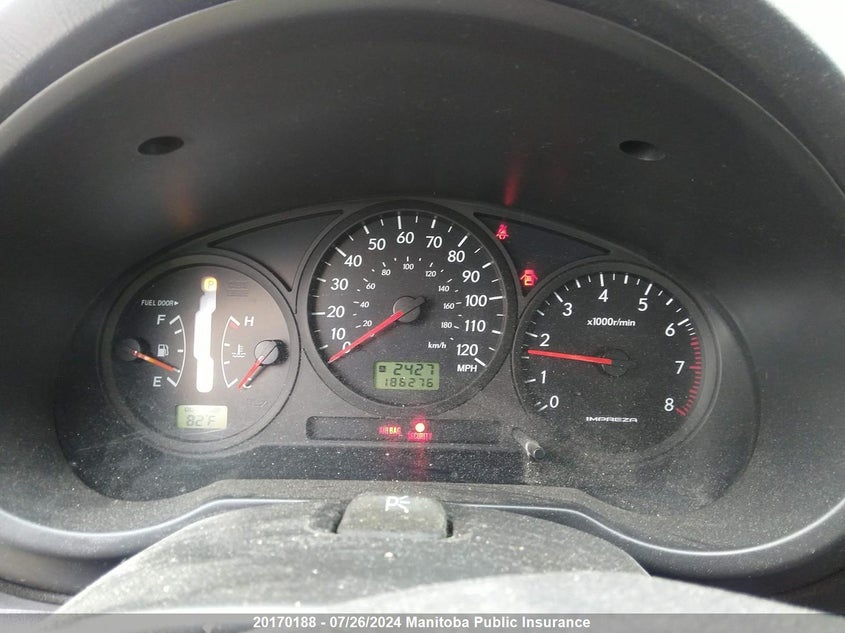 2007 Subaru Impreza 2.5I VIN: JF1GD61627H525040 Lot: 20170188