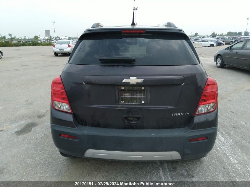 2014 Chevrolet Trax Lt VIN: 3GNCJLSB6EL201655 Lot: 20170191