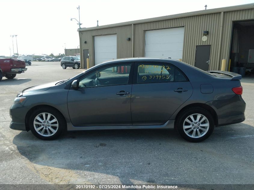 2010 Toyota Corolla S VIN: 2T1BU4EE9AC379953 Lot: 20170192
