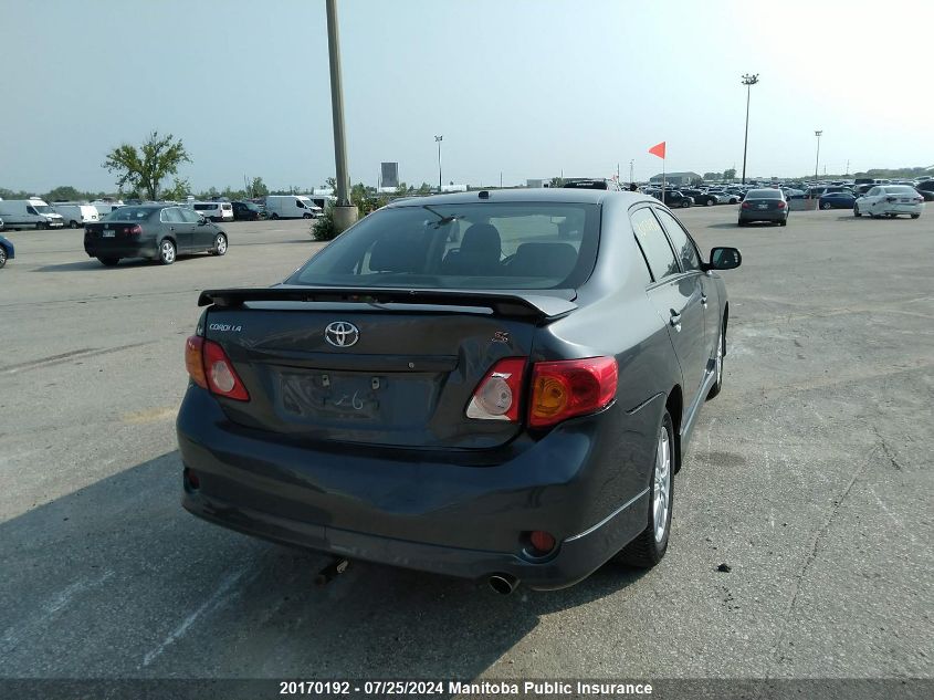 2010 Toyota Corolla S VIN: 2T1BU4EE9AC379953 Lot: 20170192