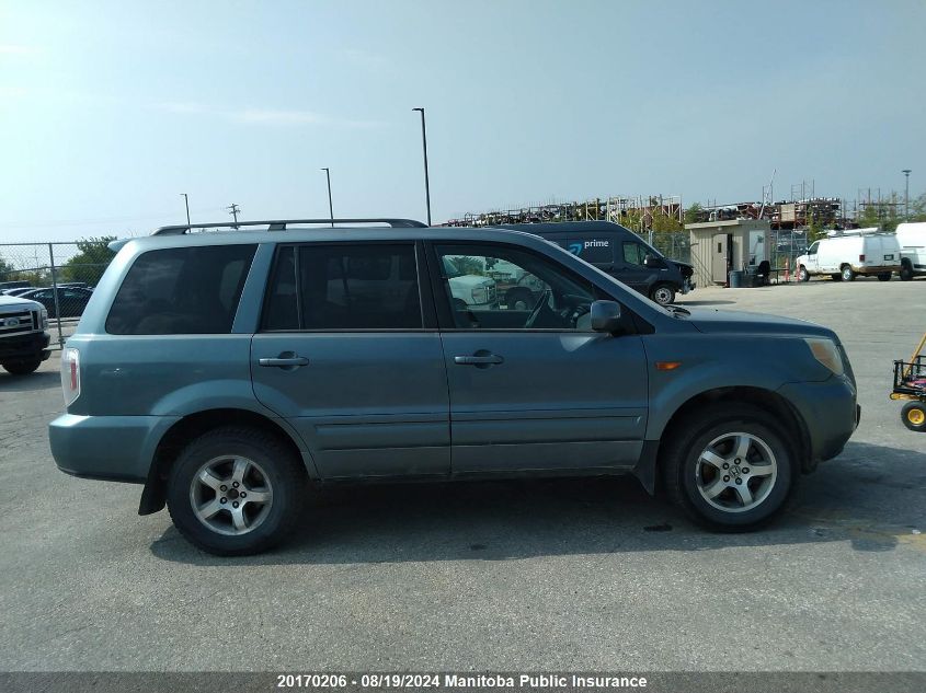 2006 Honda Pilot Ex-L VIN: 2HKYF18526H002819 Lot: 20170206