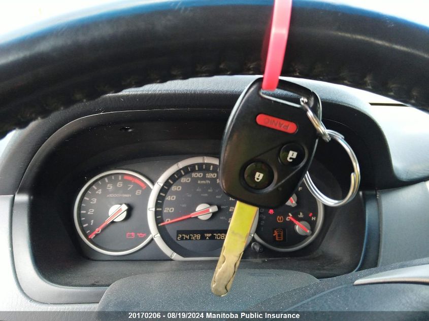 2006 Honda Pilot Ex-L VIN: 2HKYF18526H002819 Lot: 20170206