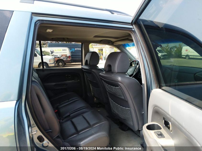 2006 Honda Pilot Ex-L VIN: 2HKYF18526H002819 Lot: 20170206